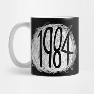 1984 Year, Birthday or Orwell 1984 Mug